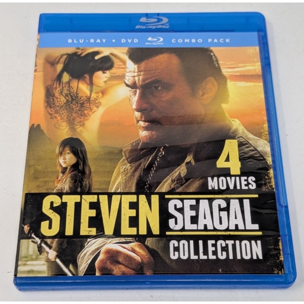 Steven Seagal 4-Movie Collection (Blu ray + DVD 2018)‎